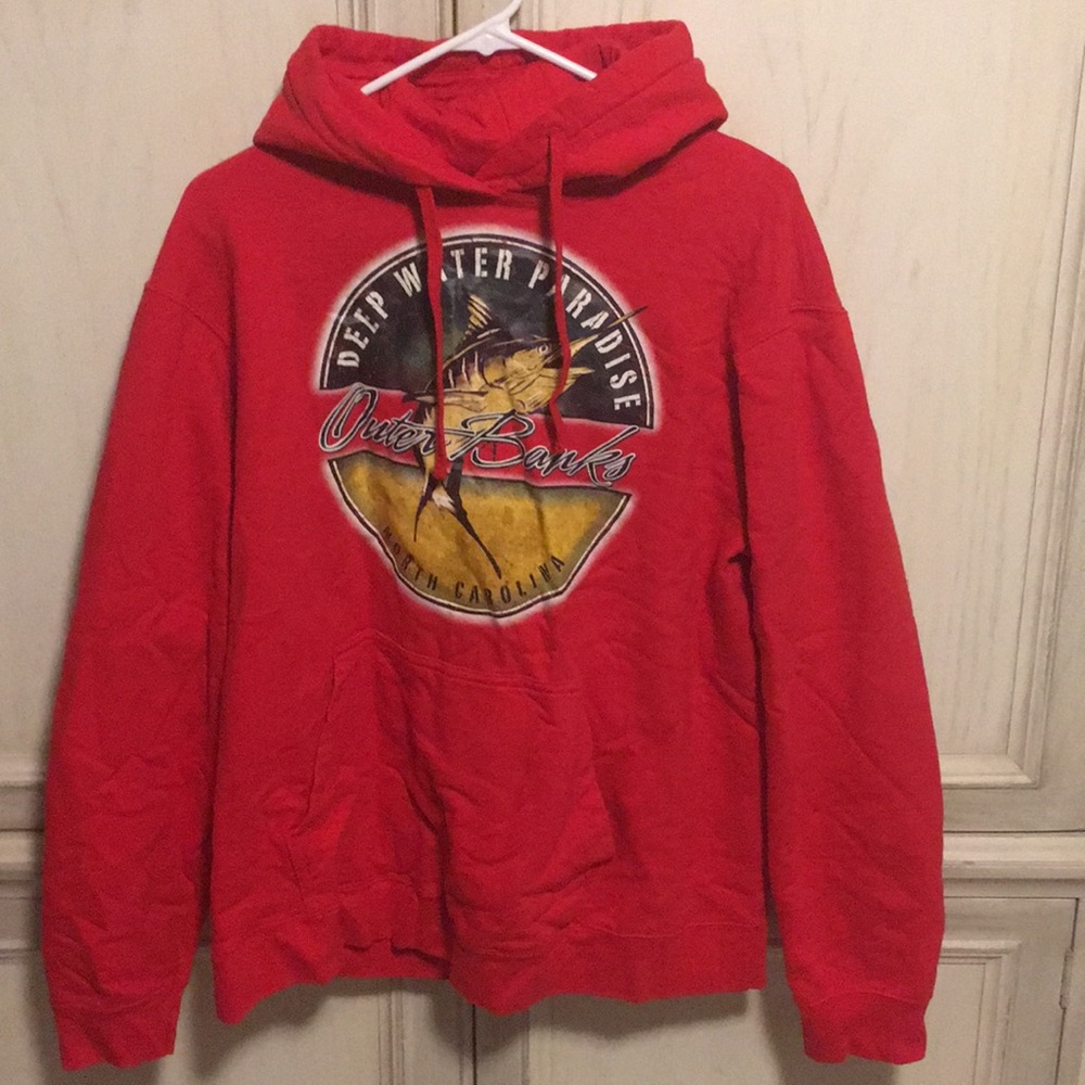 Red hoodie